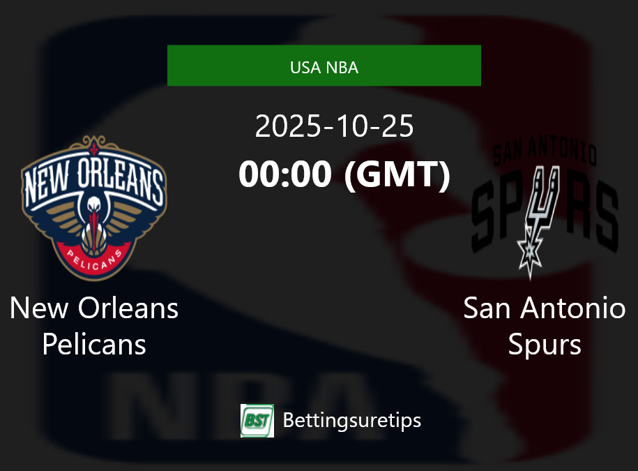 New Orleans Pelicans vs San Antonio Spurs Prediction and Pick - USA NBA New Orleans Pelicans vs San Antonio Spurs Prediction and Pick - USA NBA