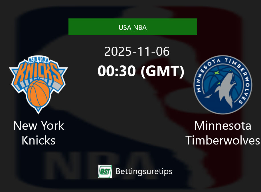 New York Knicks vs Minnesota Timberwolves Prediction and Pick - USA NBA New York Knicks vs Minnesota Timberwolves Prediction and Pick - USA NBA