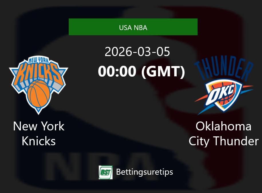 New York Knicks vs Oklahoma City Thunder Prediction and Pick - USA NBA