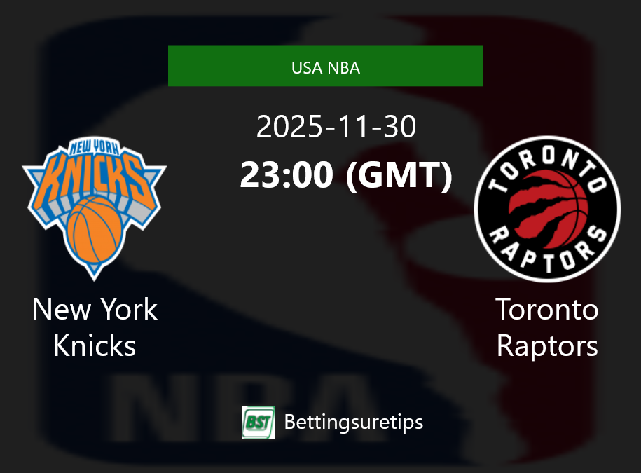 New York Knicks vs Toronto Raptors Prediction and Pick - USA NBA