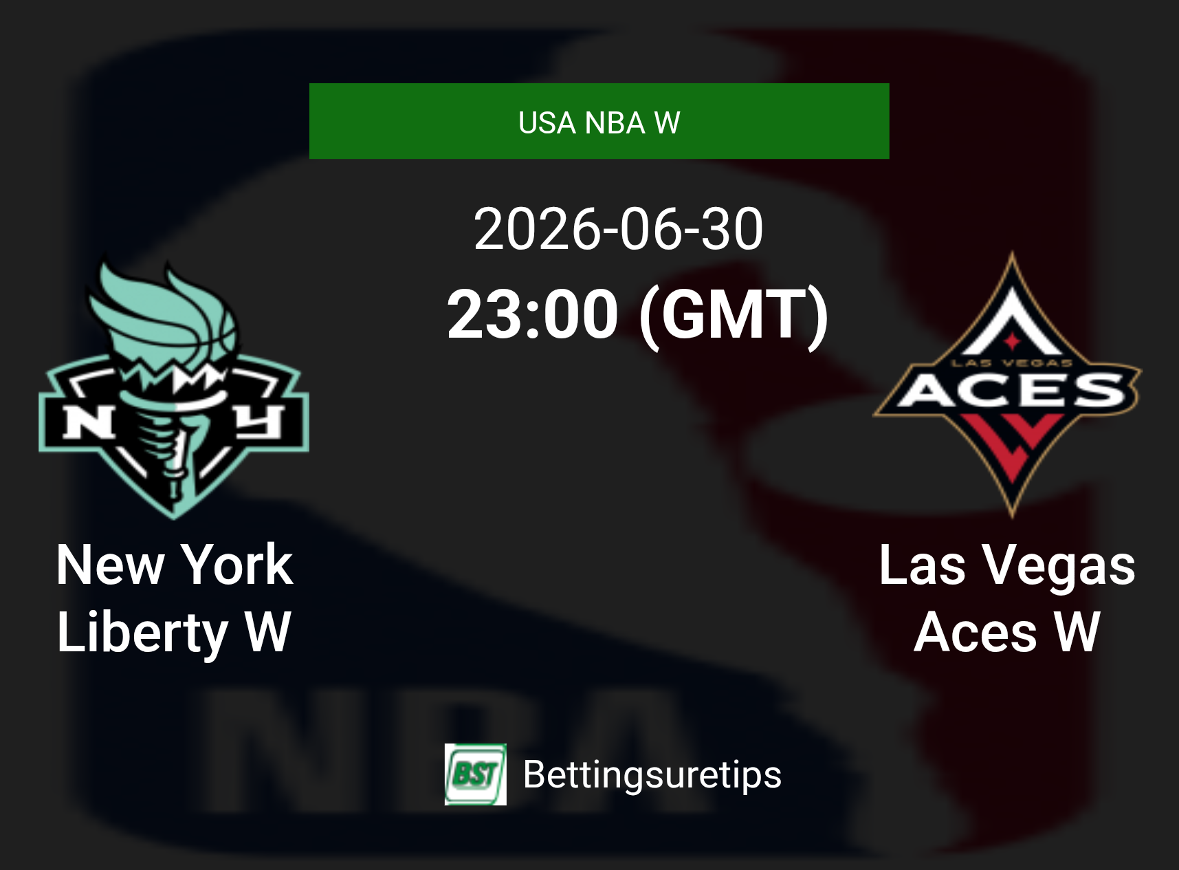 New York Liberty W vs Las Vegas Aces W Prediction and Pick - USA NBA W