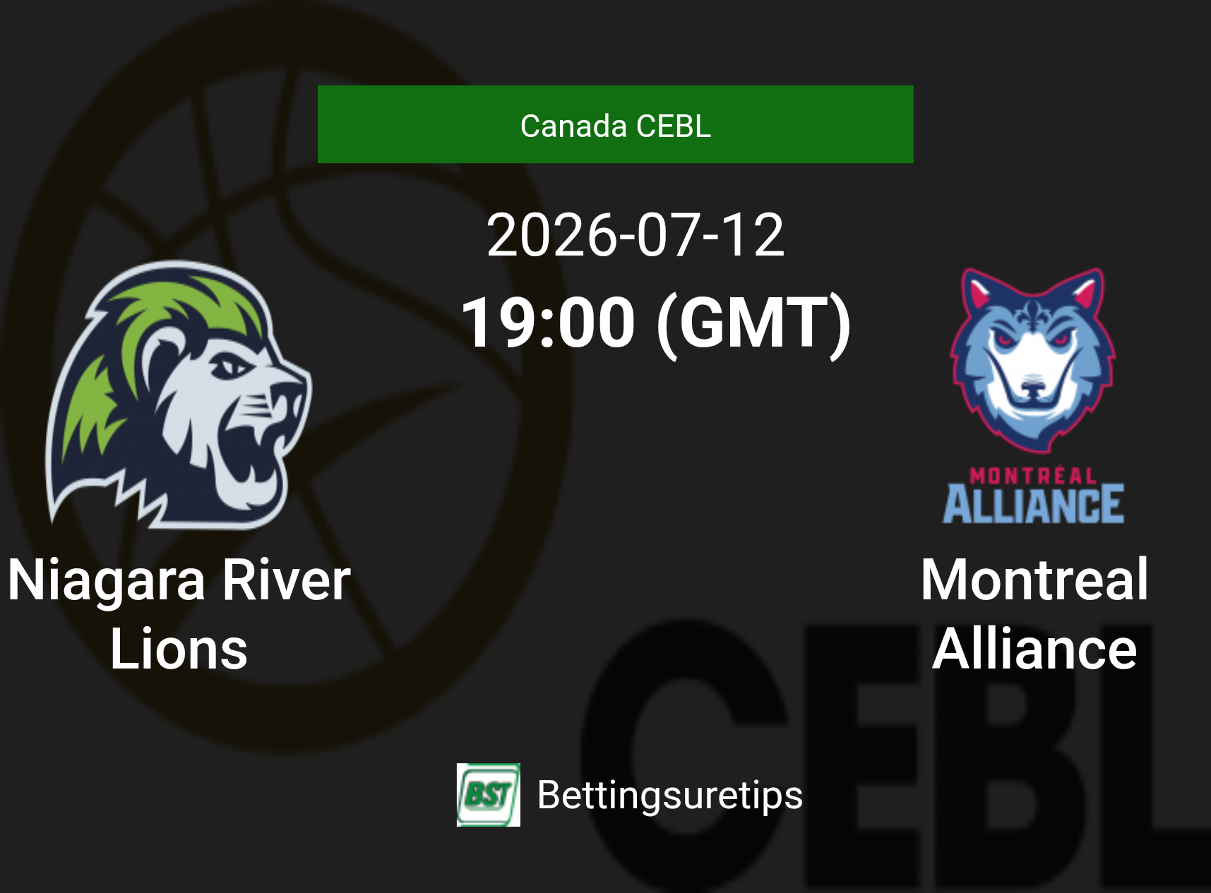 Niagara River Lions vs Montreal Alliance Prediction and Pick - Canada CEBL