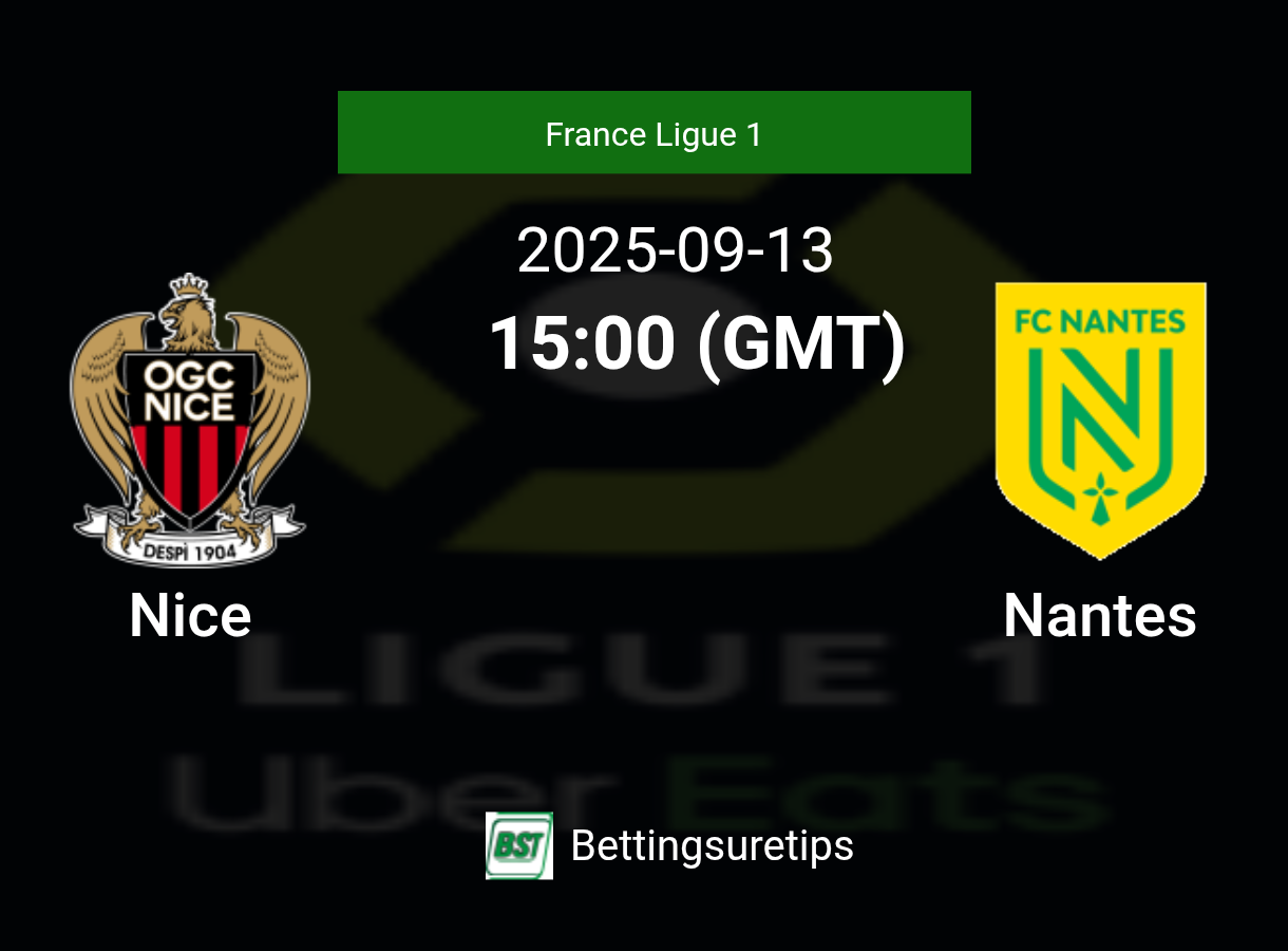 Nice vs Nantes Prediction Betting Tips & Correct Score