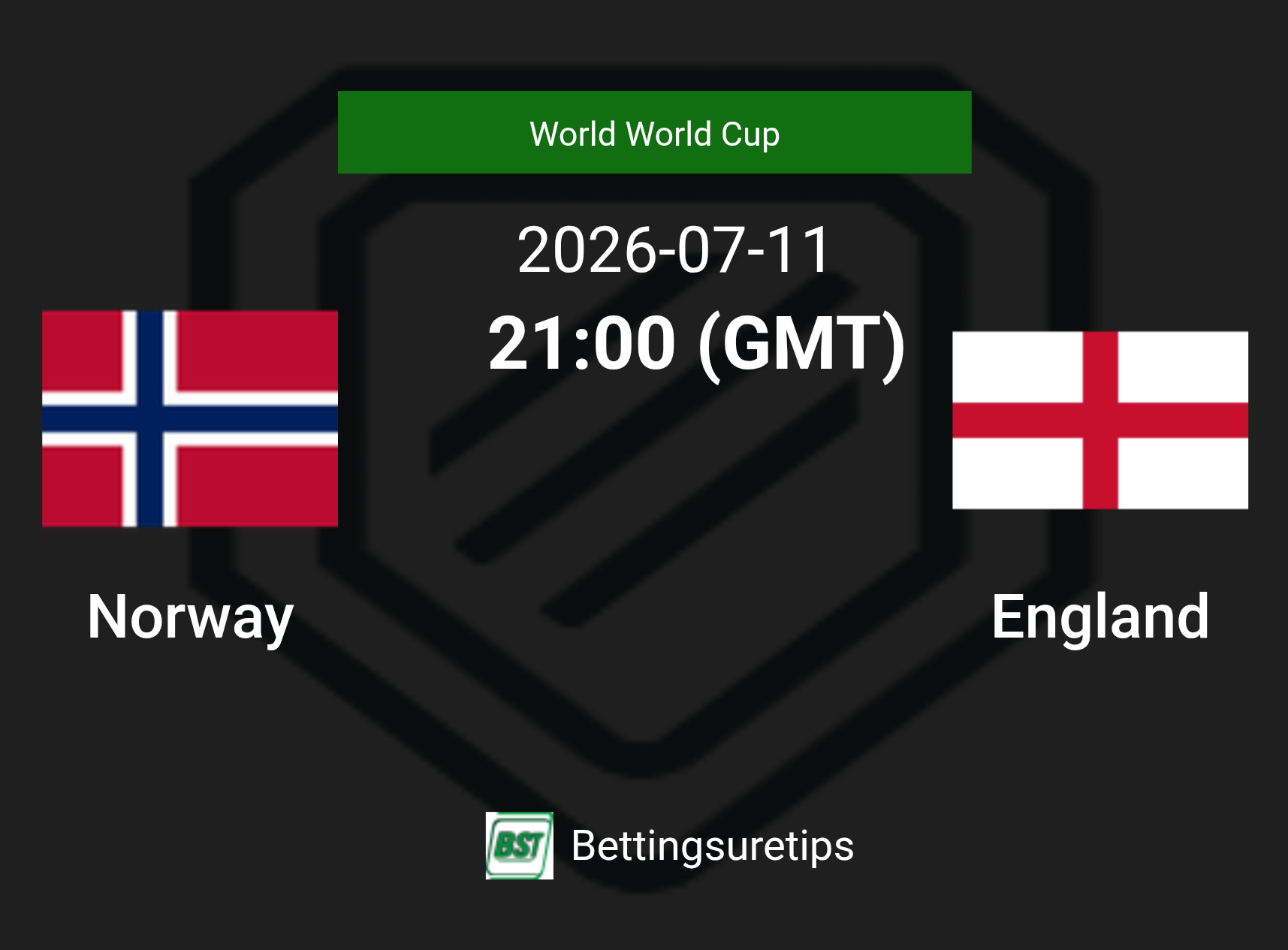 Norway vs England Prediction Betting Tips & Correct Score