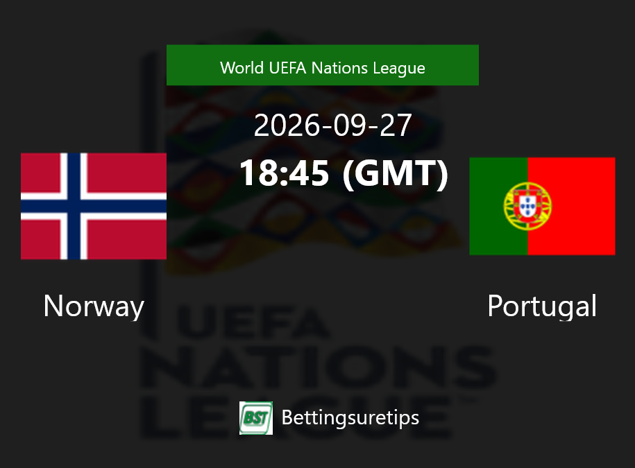 Norway vs Portugal Prediction Betting Tips & Correct Score