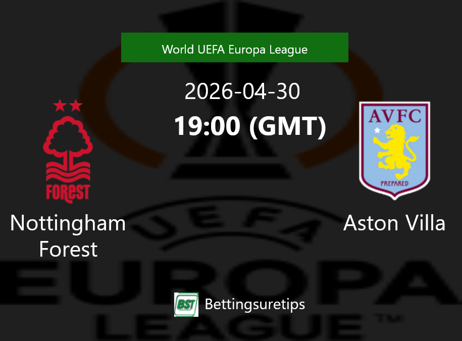 Nottingham Forest vs Aston Villa Prediction Betting Tips & Correct Score