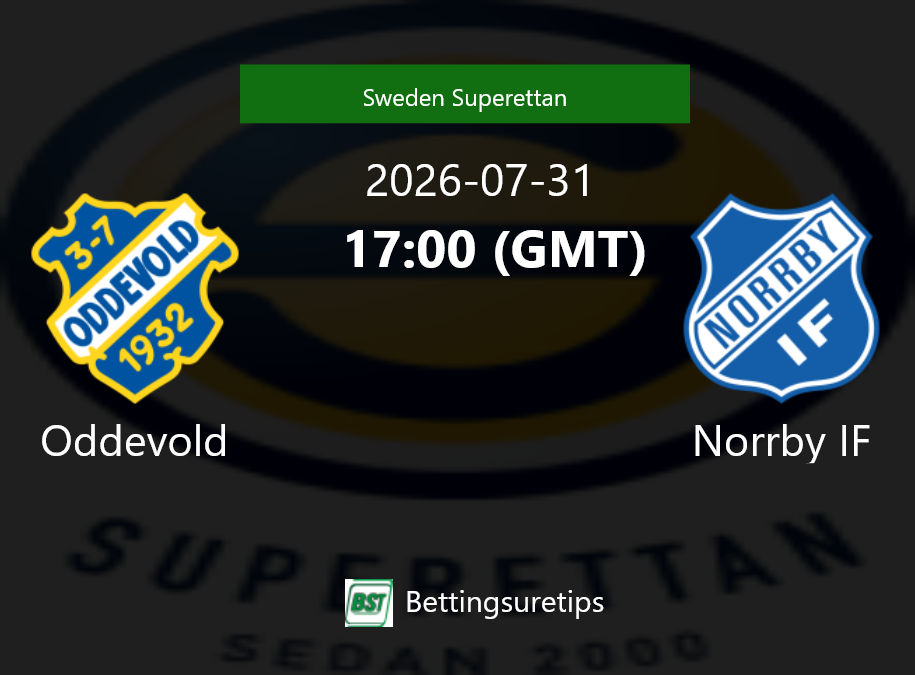 Oddevold vs Norrby IF Prediction Betting Tips & Correct Score