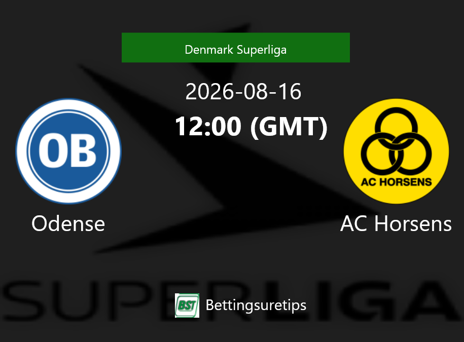 Odense vs AC Horsens Prediction Betting Tips & Correct Score