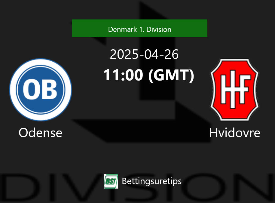 Odense vs Hvidovre Prediction Betting Tips & Correct Score