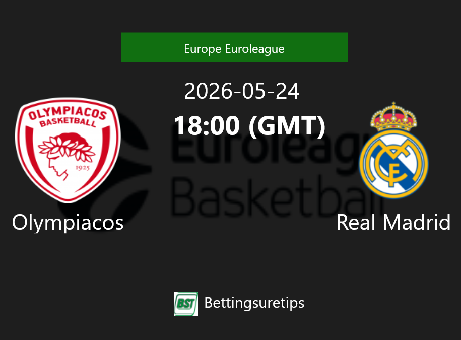 Olympiacos vs Real Madrid Prediction and Pick - Europe Euroleague Olympiacos vs Real Madrid Prediction and Pick - Europe Euroleague