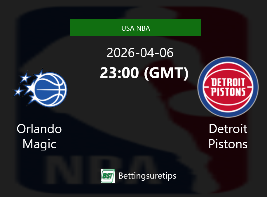 Orlando Magic vs Detroit Pistons Prediction and Pick - USA NBA