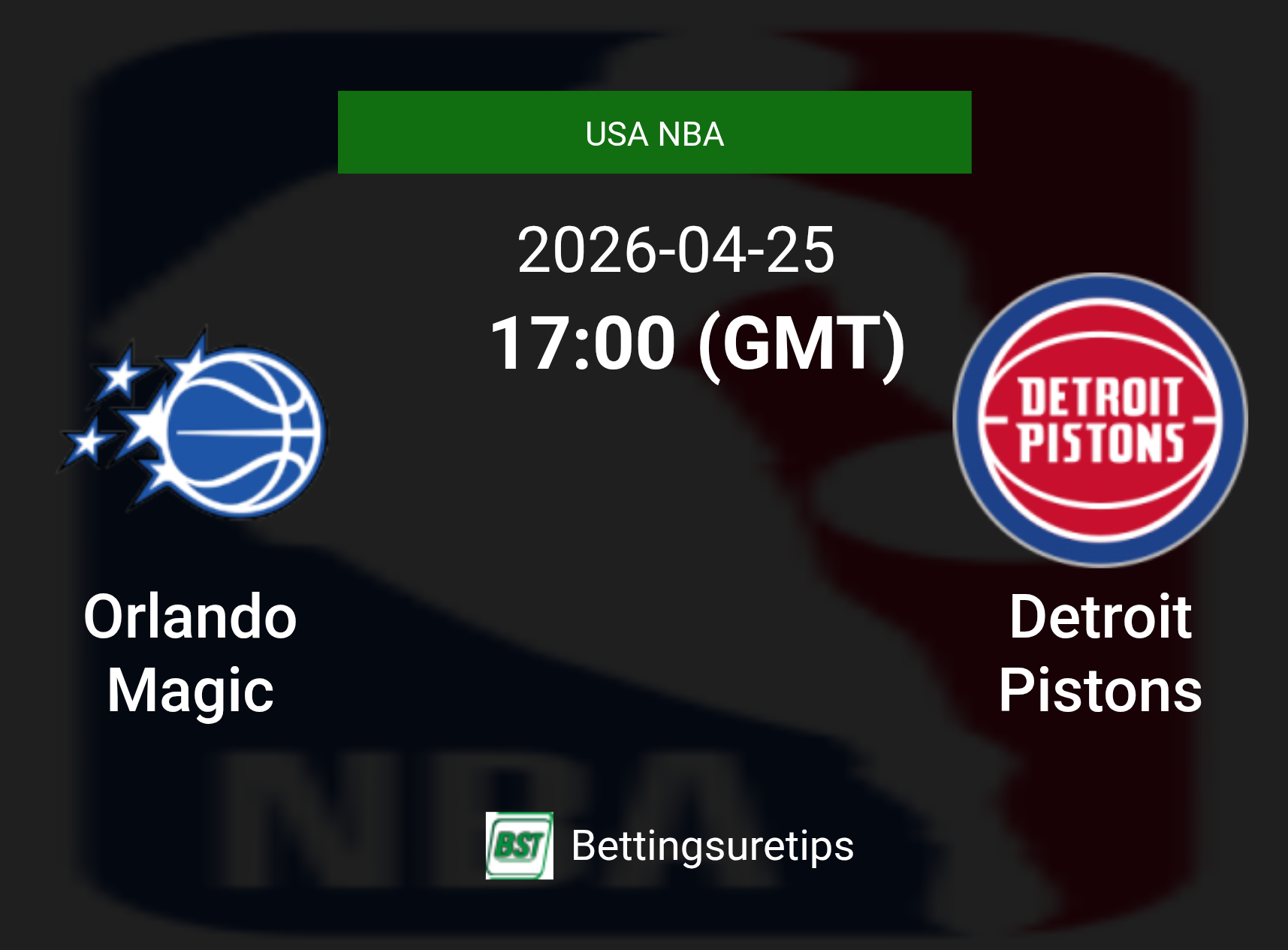 Orlando Magic vs Detroit Pistons Prediction and Pick - USA NBA