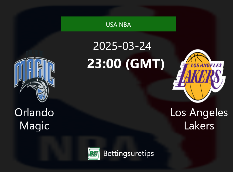 Orlando Magic vs Los Angeles Lakers Prediction and Pick - USA NBA