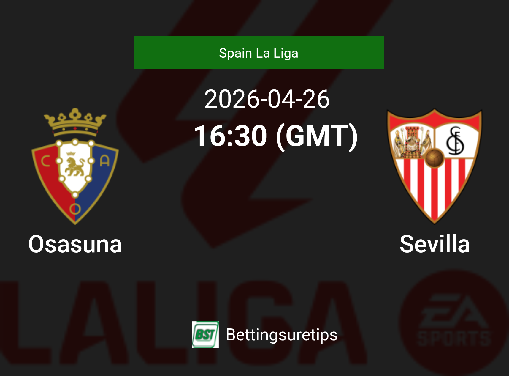 Osasuna vs Sevilla Prediction Betting Tips & Correct Score