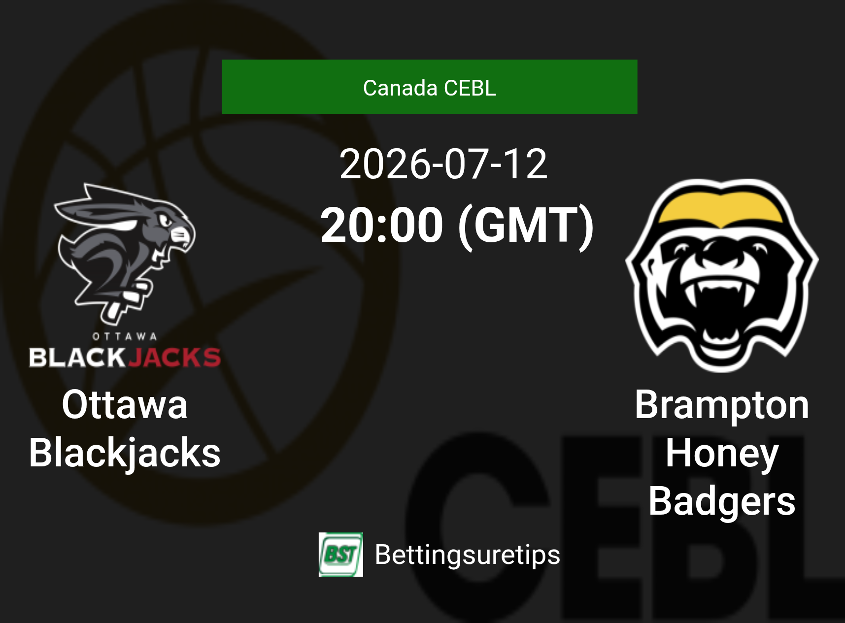 Ottawa Blackjacks vs Brampton Honey Badgers Prediction and Pick - Canada CEBL