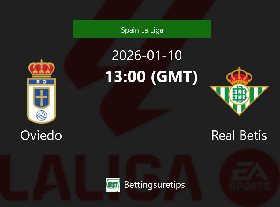 Oviedo vs Real Betis Prediction Betting Tips & Correct Score