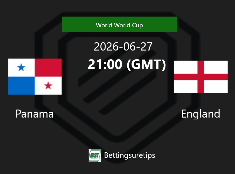 Panama vs England Prediction Betting Tips & Correct Score