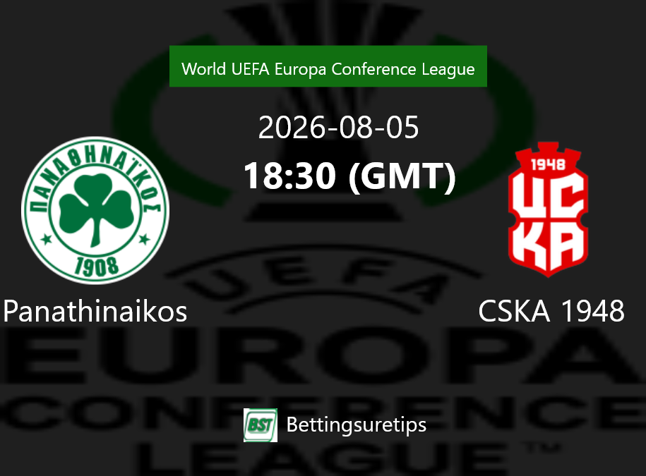 Panathinaikos vs CSKA 1948 Prediction Betting Tips & Correct Score