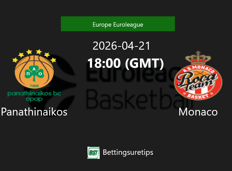Panathinaikos vs Monaco Prediction and Pick - Europe Euroleague