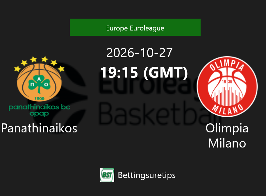 Panathinaikos vs Olimpia Milano Prediction and Pick - Europe Euroleague Panathinaikos vs Olimpia Milano Prediction and Pick - Europe Euroleague