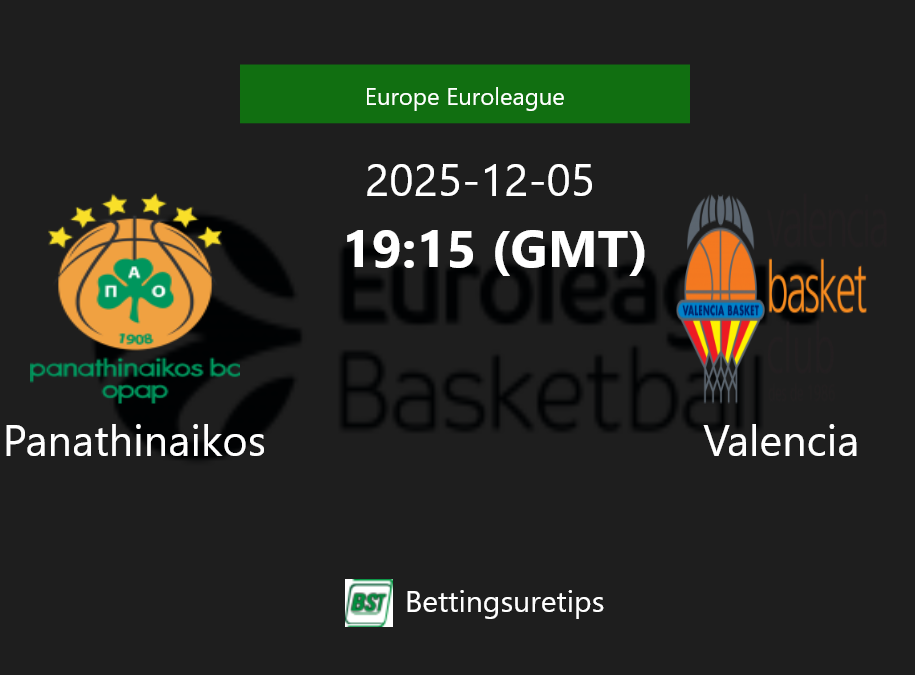 Panathinaikos vs Valencia Prediction and Pick - Europe Euroleague
