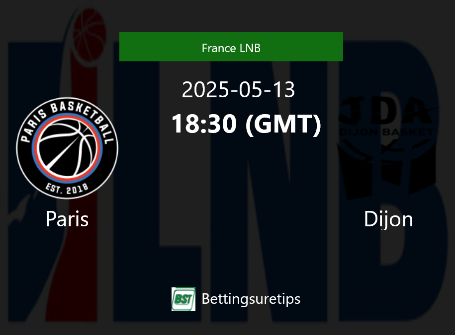 Paris vs Dijon Prediction and Pick - France LNB