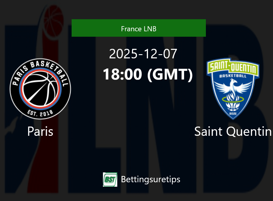 Paris vs Saint Quentin Prediction and Pick - France LNB Paris vs Saint Quentin Prediction and Pick - France LNB