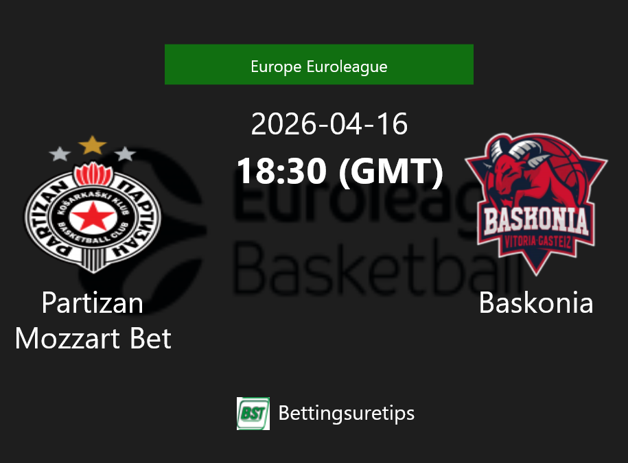 Partizan Mozzart Bet vs Baskonia Prediction and Pick - Europe Euroleague