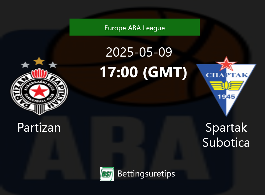 Partizan vs Spartak Subotica Prediction and Pick - Europe ABA League