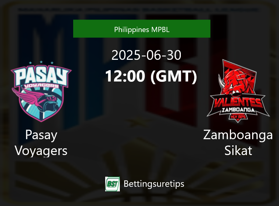 Pasay Voyagers vs Zamboanga Sikat Prediction and Pick - Philippines MPBL