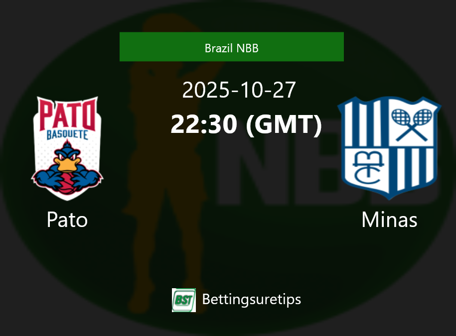 Pato vs Minas Prediction and Pick - Brazil NBB
