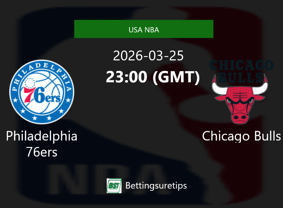 Philadelphia 76ers vs Chicago Bulls Prediction and Pick - USA NBA