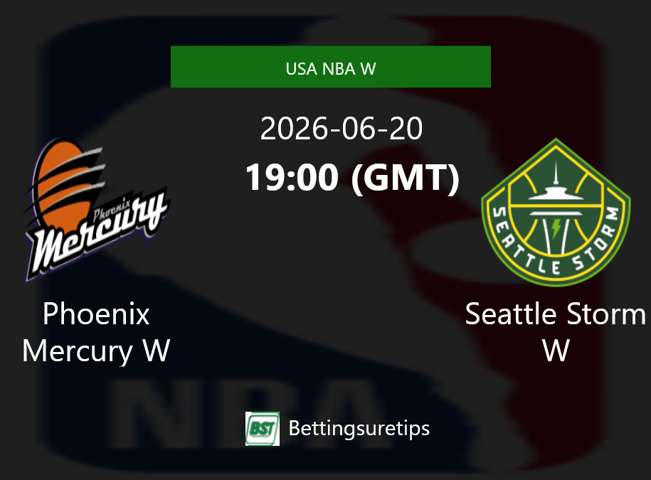 Phoenix Mercury W vs Seattle Storm W Prediction and Pick - USA NBA W Phoenix Mercury W vs Seattle Storm W Prediction and Pick - USA NBA W