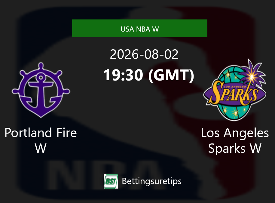 Portland Fire W vs Los Angeles Sparks W Prediction and Pick - USA NBA W