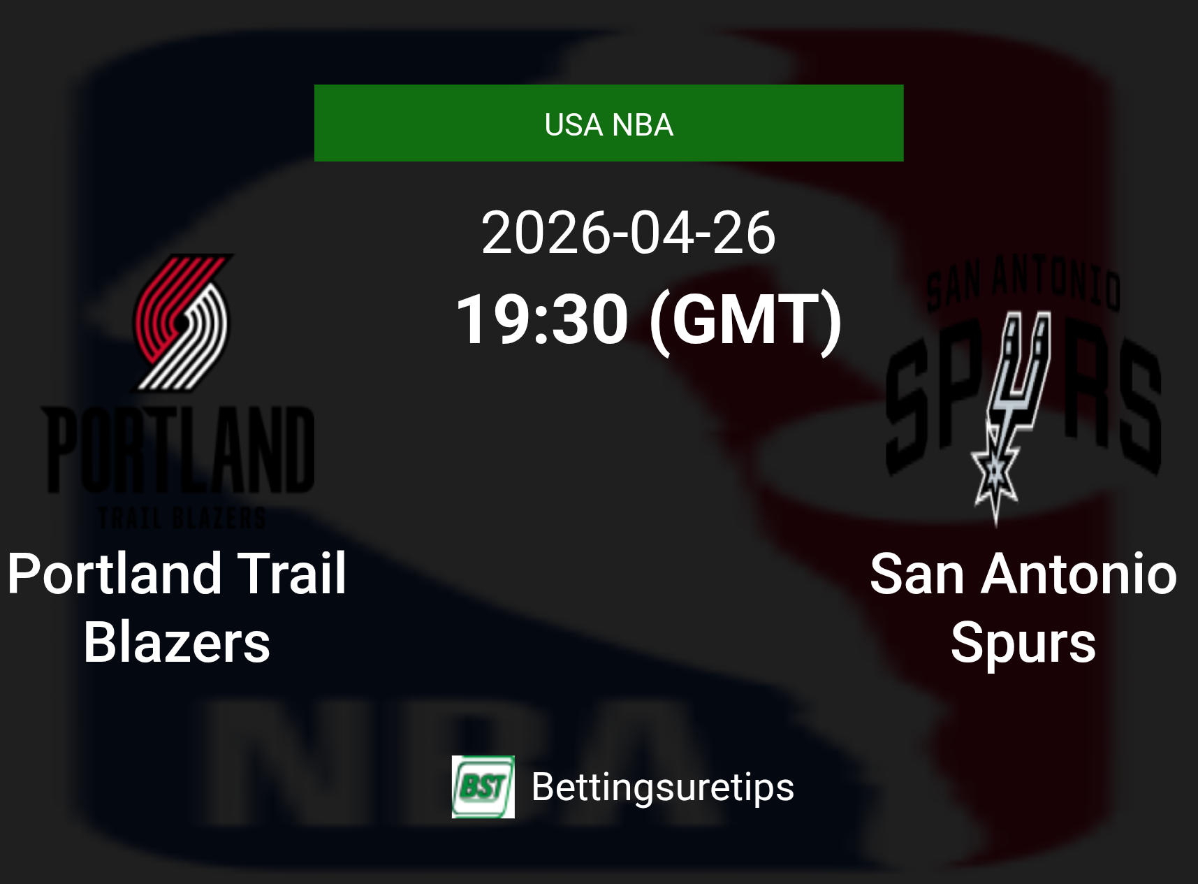 Portland Trail Blazers vs San Antonio Spurs Prediction and Pick - USA NBA