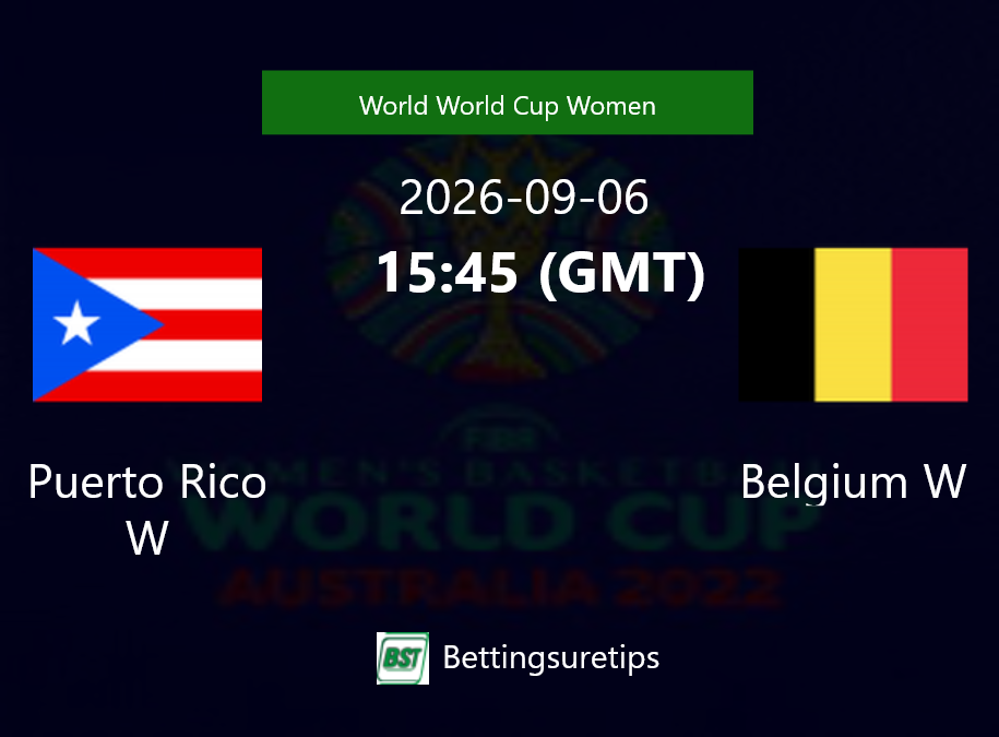 Puerto Rico W vs Belgium W Prediction and Pick - World World Cup Women
