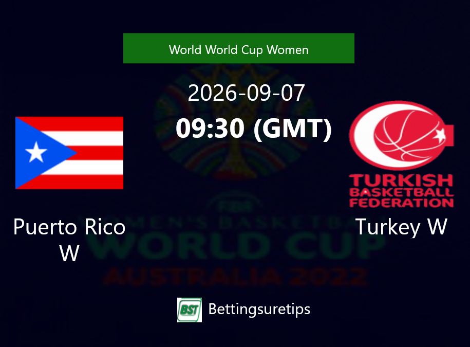 Puerto Rico W vs Turkey W Prediction and Pick - World World Cup Women