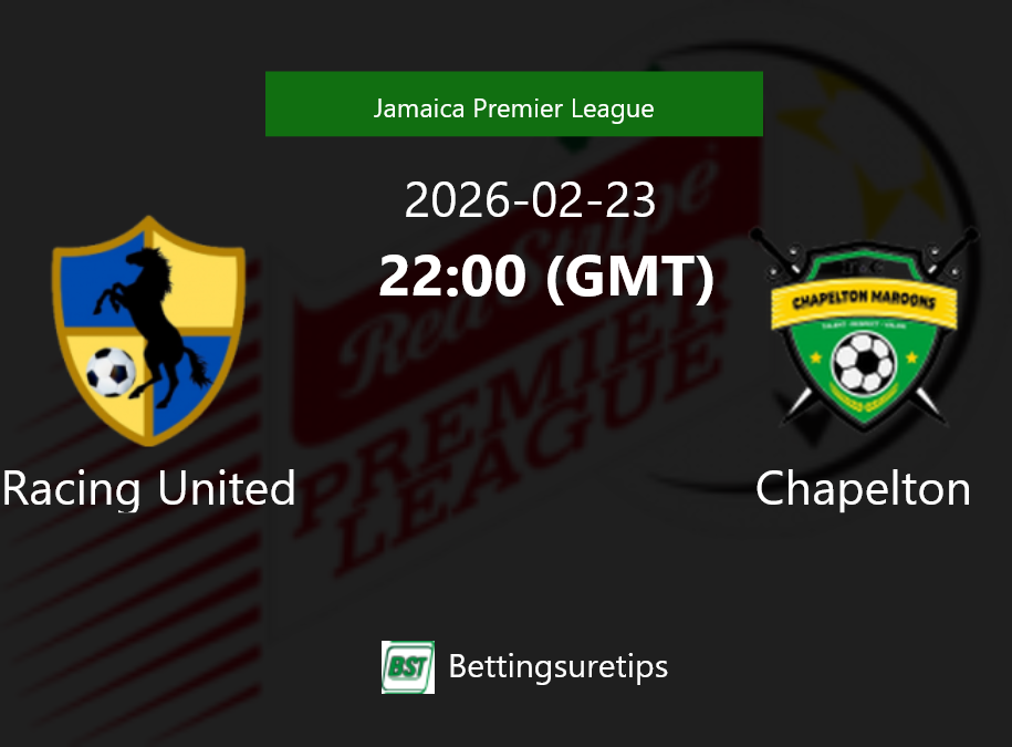 Racing United vs Chapelton Prediction Betting Tips & Correct Score