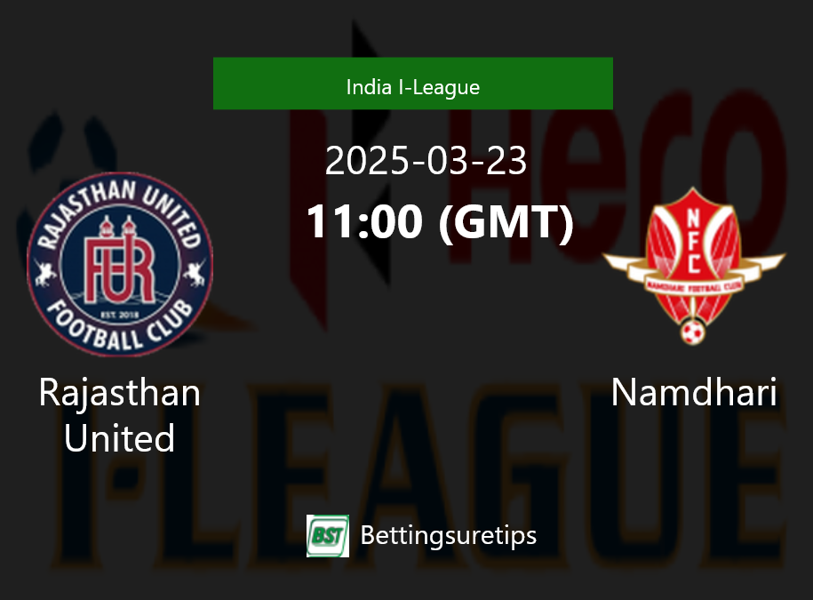 Rajasthan United vs Namdhari Prediction Betting Tips & Correct Score