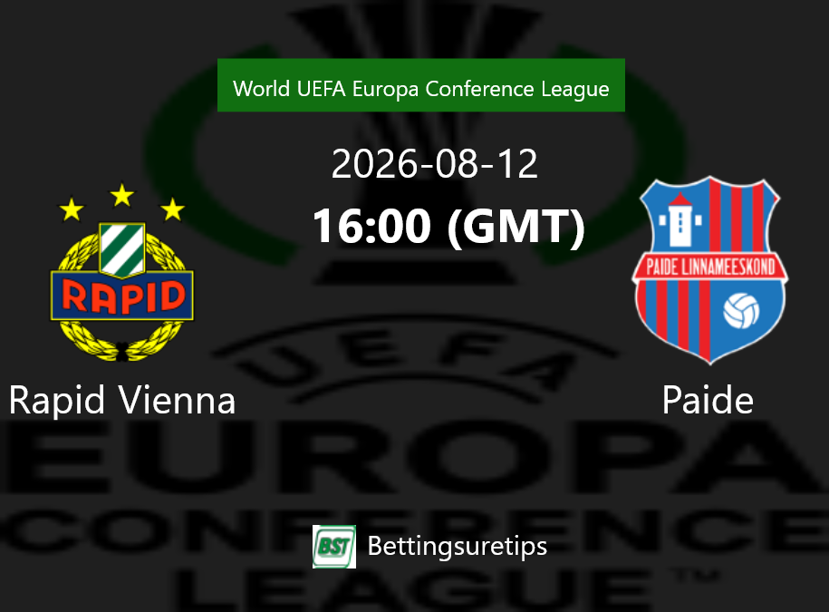 Rapid Vienna vs Paide Prediction Betting Tips & Correct Score