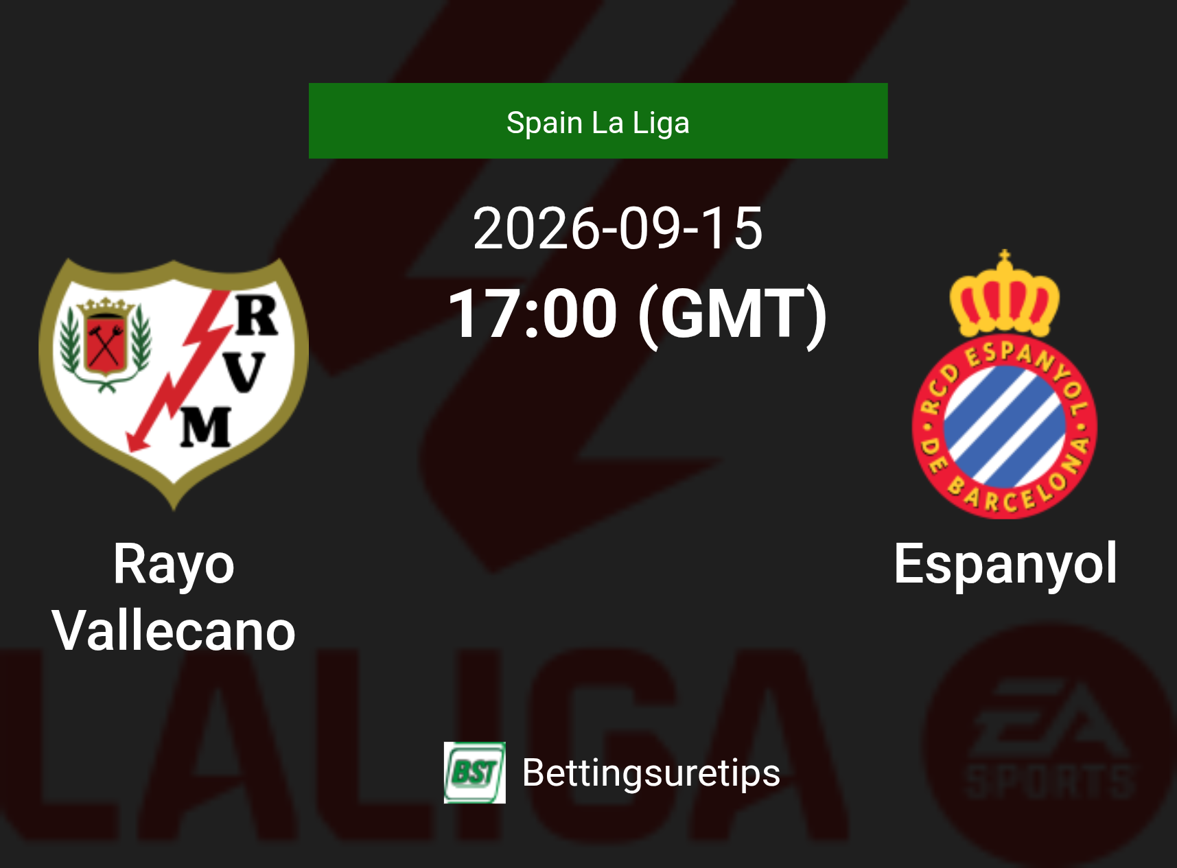 Rayo Vallecano vs Espanyol Prediction Betting Tips & Correct Score