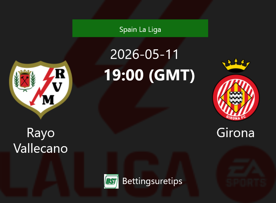 Rayo Vallecano vs Girona Prediction Betting Tips & Correct Score
