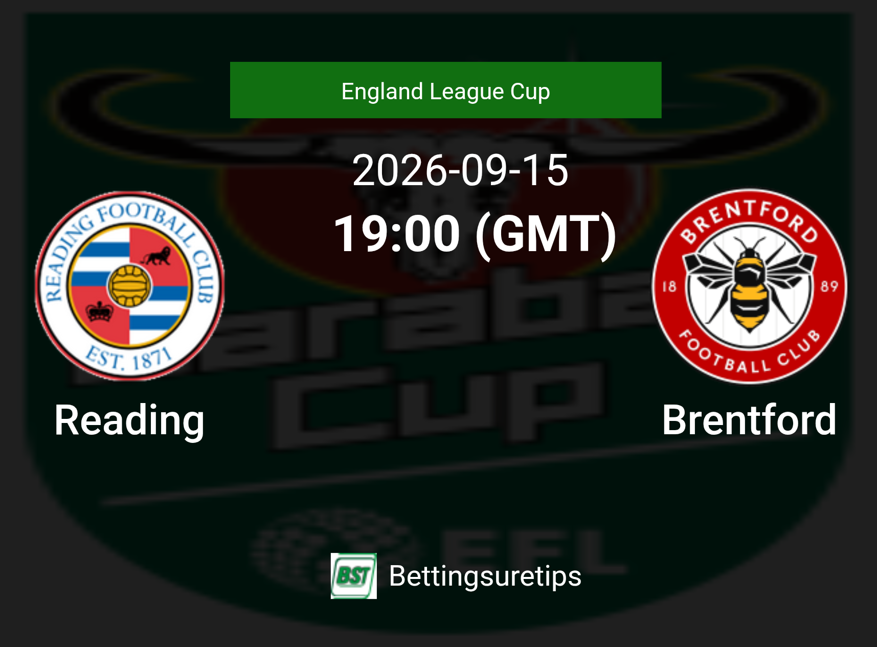 Reading vs Brentford Prediction Betting Tips & Correct Score