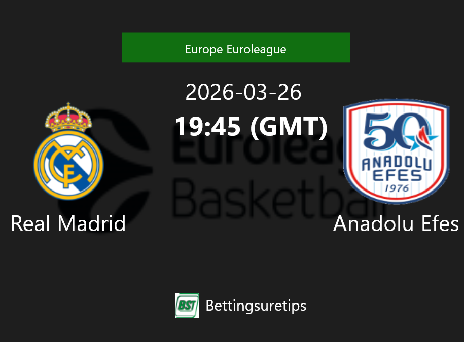 Real Madrid vs Anadolu Efes Prediction and Pick - Europe Euroleague