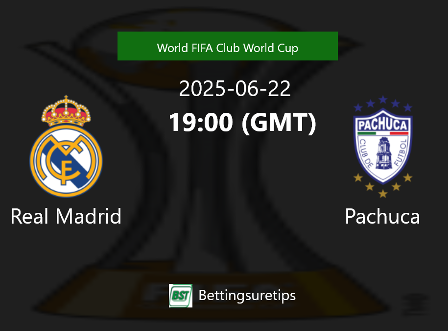Real Madrid vs Pachuca Prediction Betting Tips & Correct Score