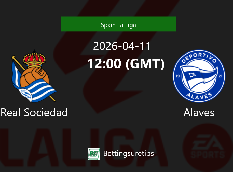 Real Sociedad vs Alaves Prediction Betting Tips & Correct Score