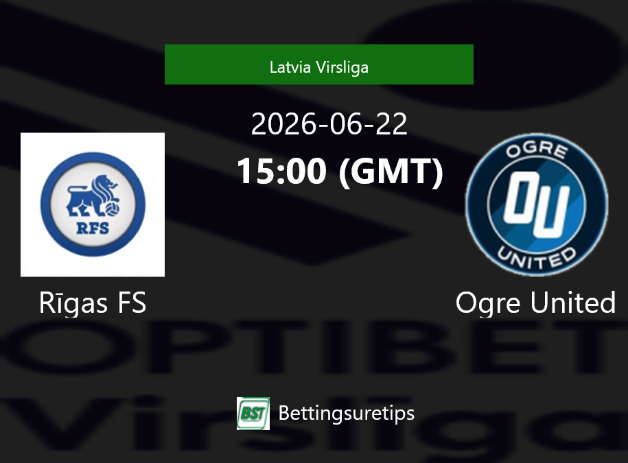 R?gas FS vs Ogre United Prediction Betting Tips & Correct Score