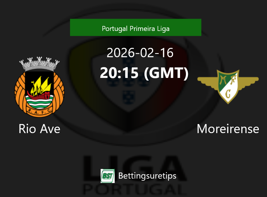 Rio Ave vs Moreirense Prediction Betting Tips & Correct Score