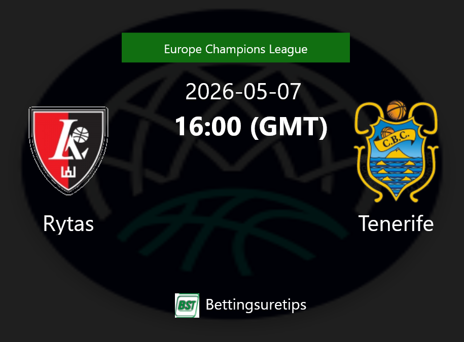 Rytas vs Tenerife Prediction and Pick - Europe Champions League
