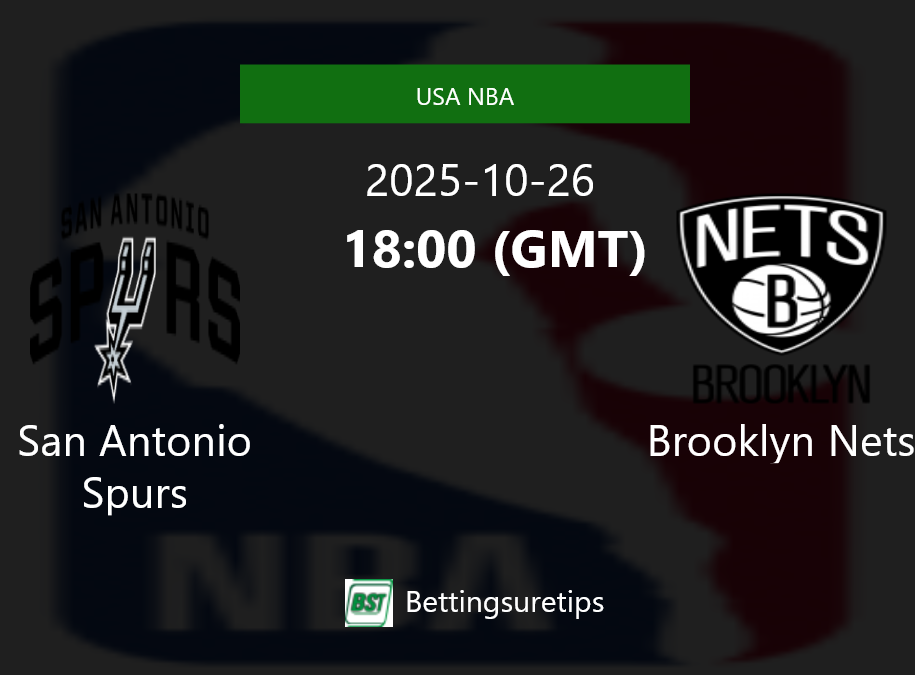 San Antonio Spurs vs Brooklyn Nets Prediction and Pick - USA NBA San Antonio Spurs vs Brooklyn Nets Prediction and Pick - USA NBA